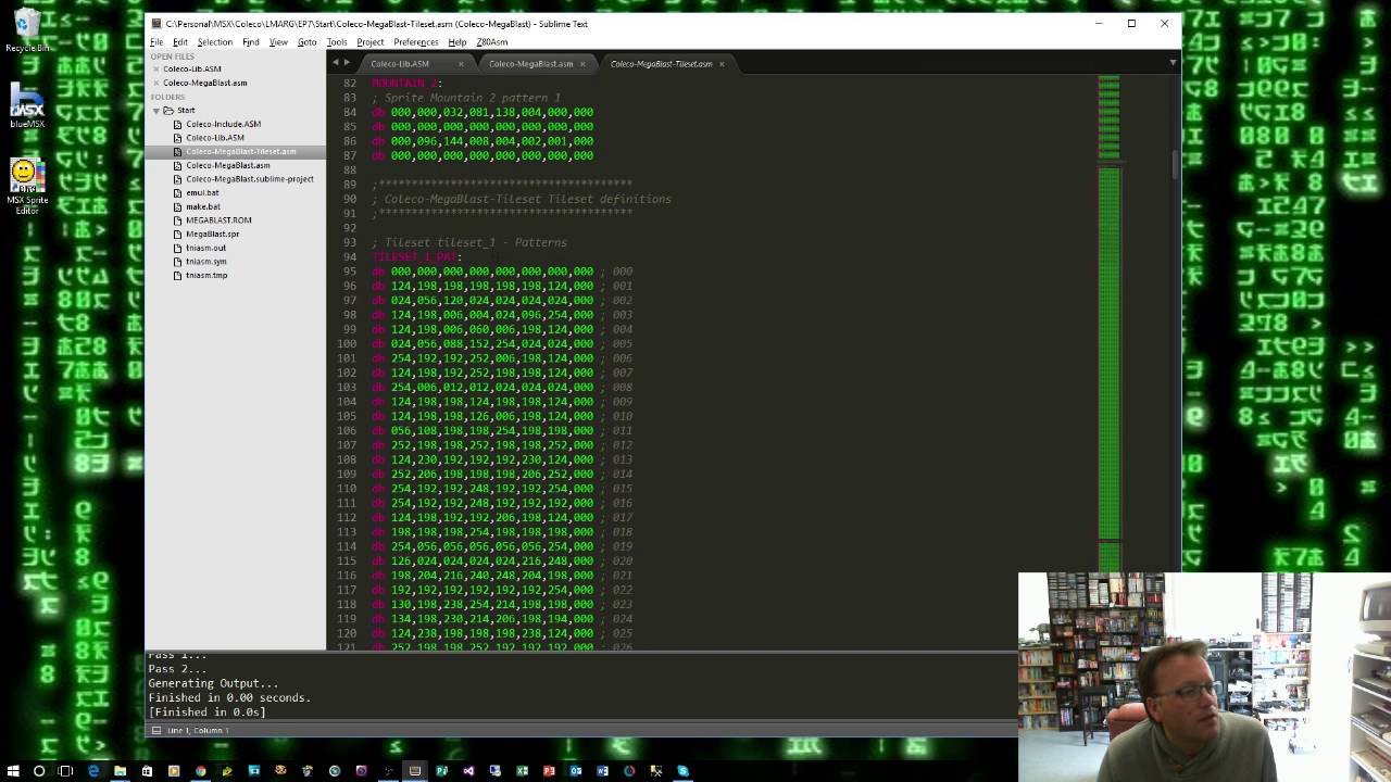 Lets Make a Retro Game – Episode 7 – Displaying our Background