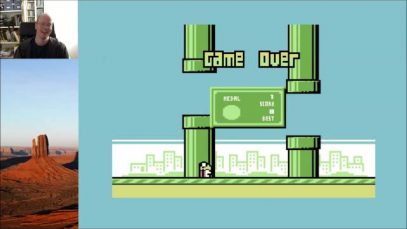 Mark Plays… Flappy Bird (C64)
