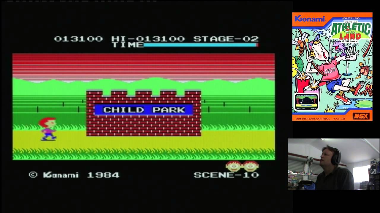 Retro Computer Game (Athletic Land MSX 1) Pickup & Play 26th November 2013