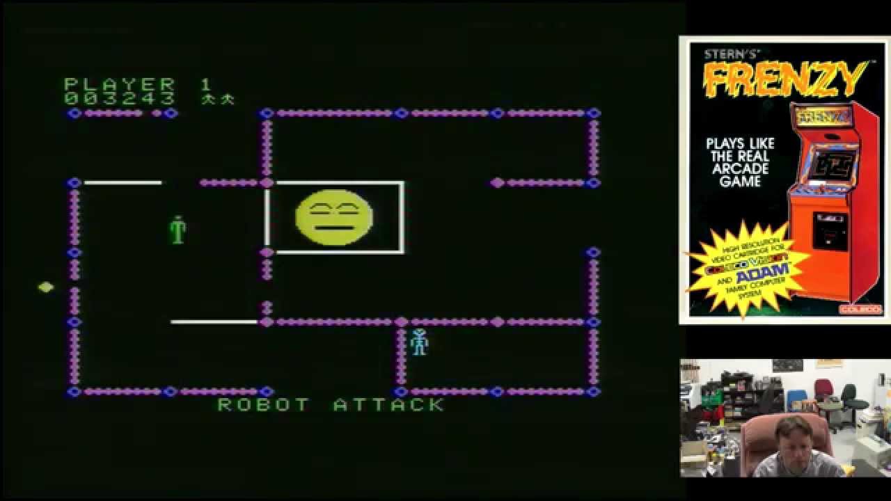 Retro Console Game (Frenzy – Colecovision) Pickup & Play 13th March 2015