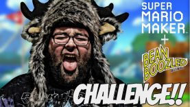 SUPER MARIO MAKER + BEAN BOOZLED CHALLENGE!!