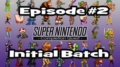 Super Nintendo (SNES) Completion Quest (EP#2) – The Initial Batch – (Pickups)