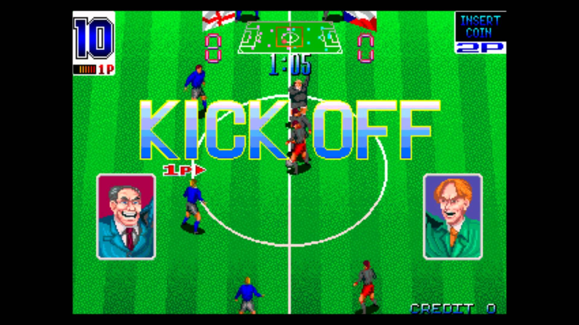 [ARCADE/MAME] Euro Champ ’92 (aka “Football Champ”) 17-0 Win!