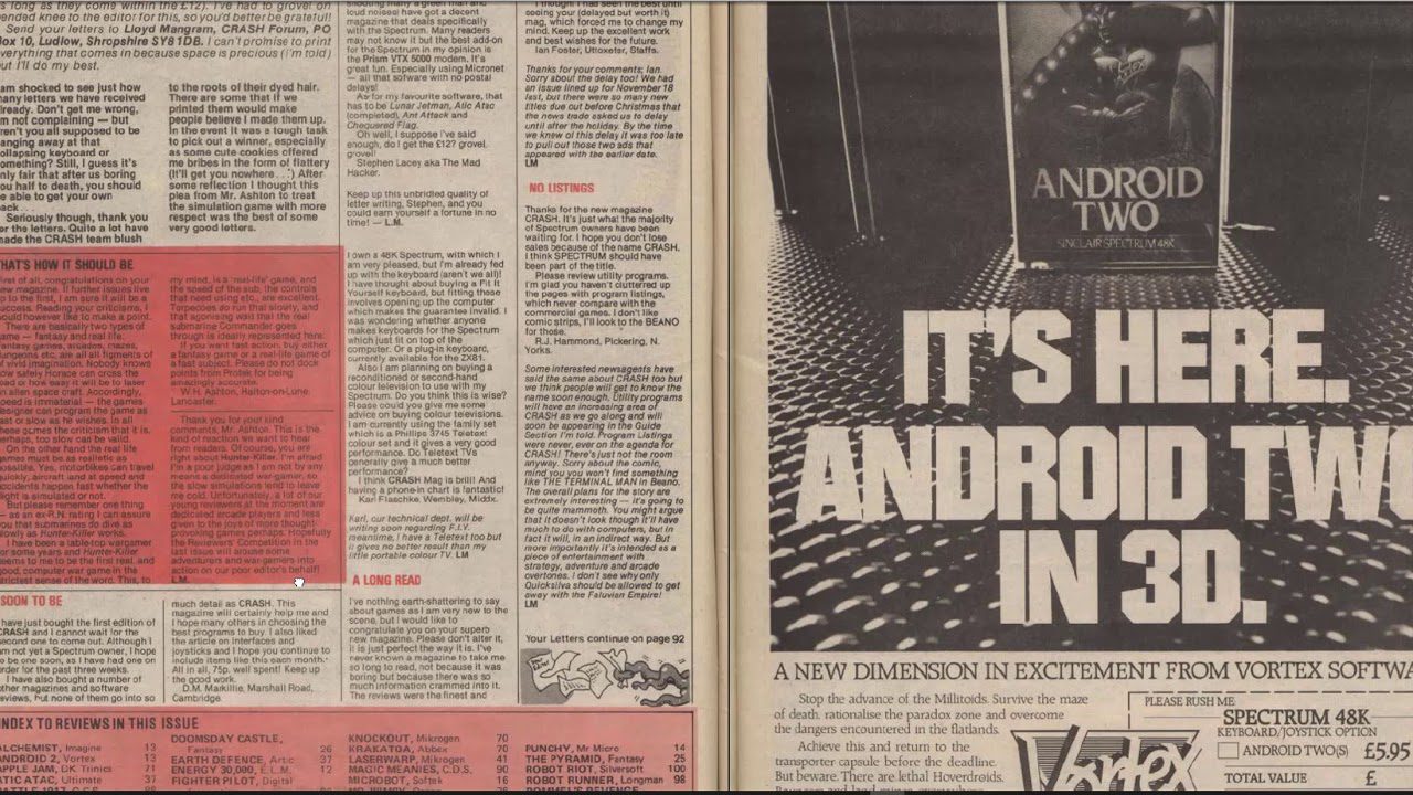 Computer & Video Game Magazines – “Crash”