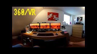 [VR][360] 360 View of The Study / room tour 19-10-2017 (double worm hold blob error)