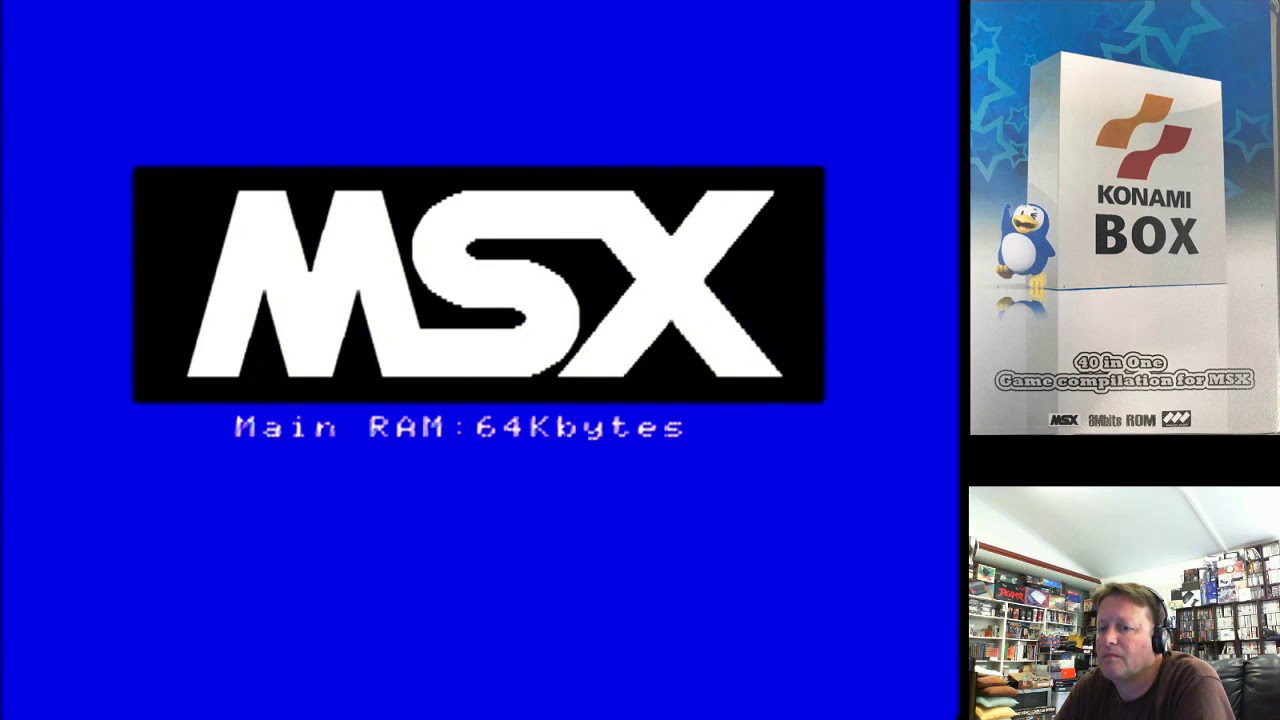Retro MSX Homebrew (40 in One Konami Box) Pickup & Play December 2017