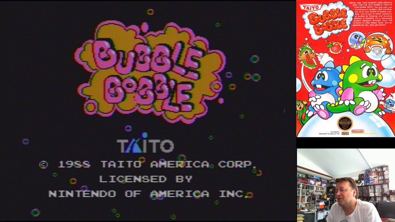 Retro NES Games (Bubble Bobble & Metal Gear Snakes Revenge) Pickup & Play December 2017