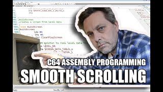 C64 smooth character scrolling