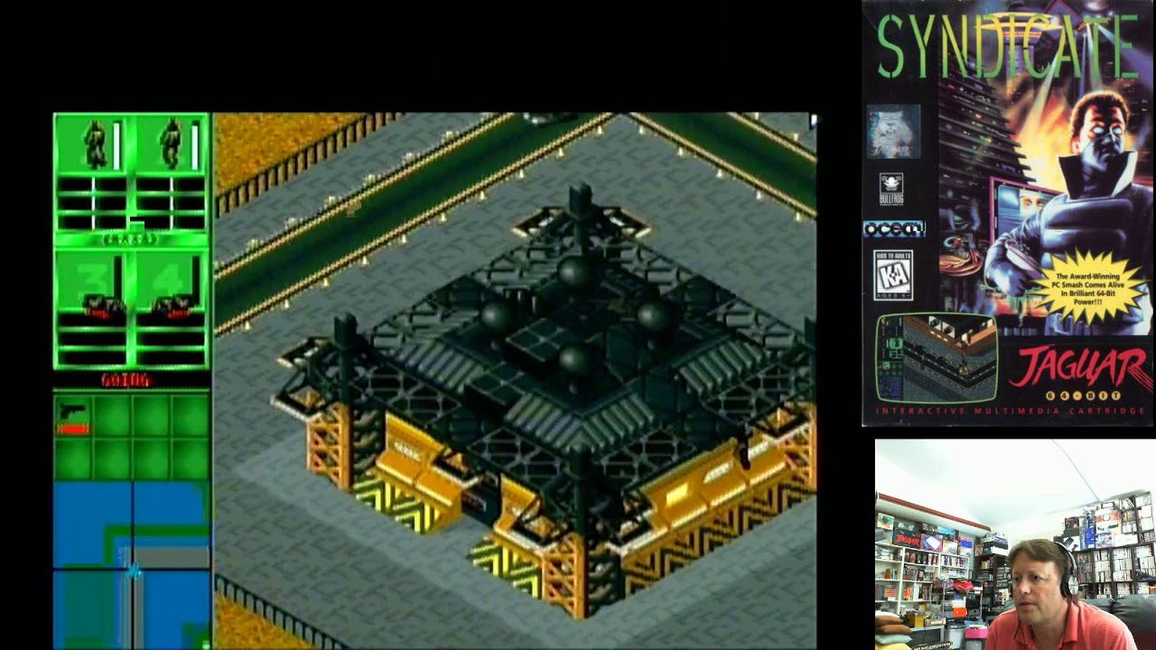 Retro Atari Jaguar Game (Syndicate) Pickup & Play February 2018