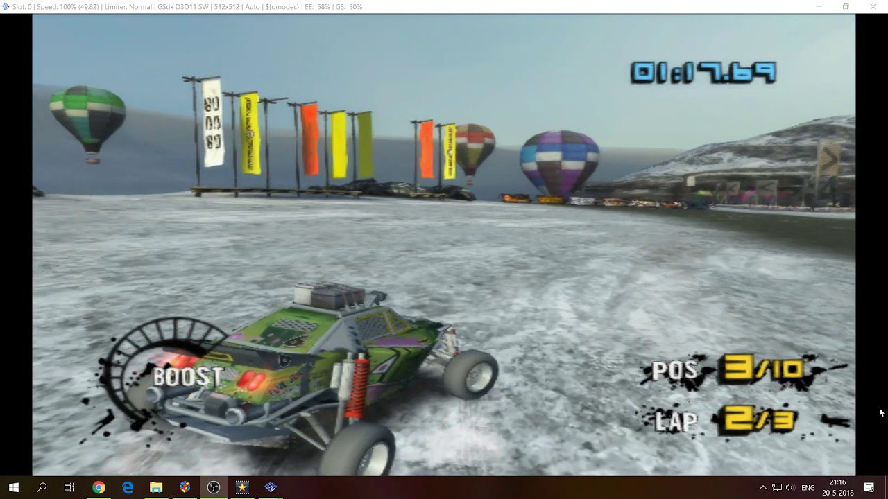 Motor Storm Arctic Edge(PAL)(PS2)(PCSX2)(Emulation)(60fps)(Ryzen 7 2700X)(replaced audio)