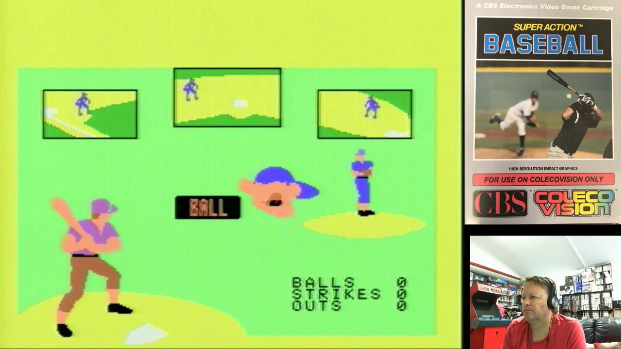 Retro Colecovision Super Action Controller Games (Baseball, Football & Frontline) Pickup & Play