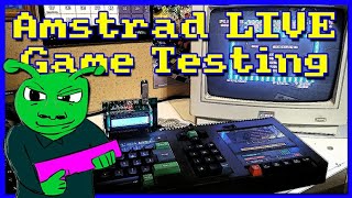 Amstrad Game Testing LIVE Ep21 Feat Tanium & Space Harrier