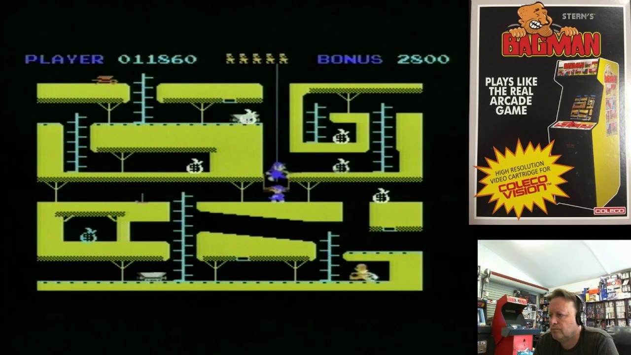 Let’s Play – Bagman (Colecovision)