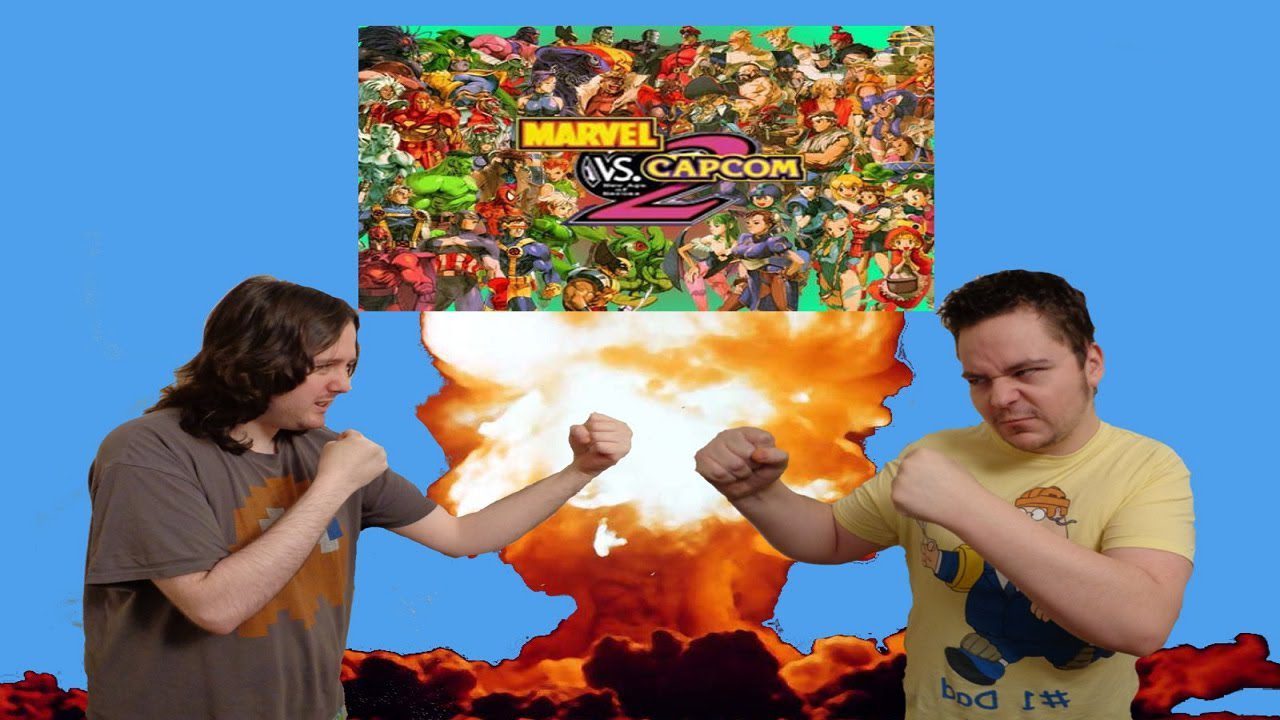 Marvel vs Capcom 2 – Dan vs Ste play | Odd Pod