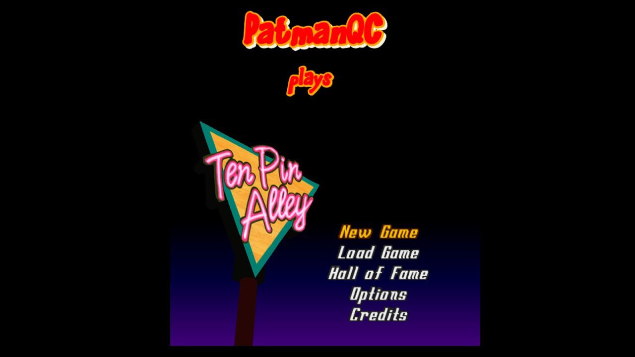 PatmanQC plays Ten Pin Alley for PS1