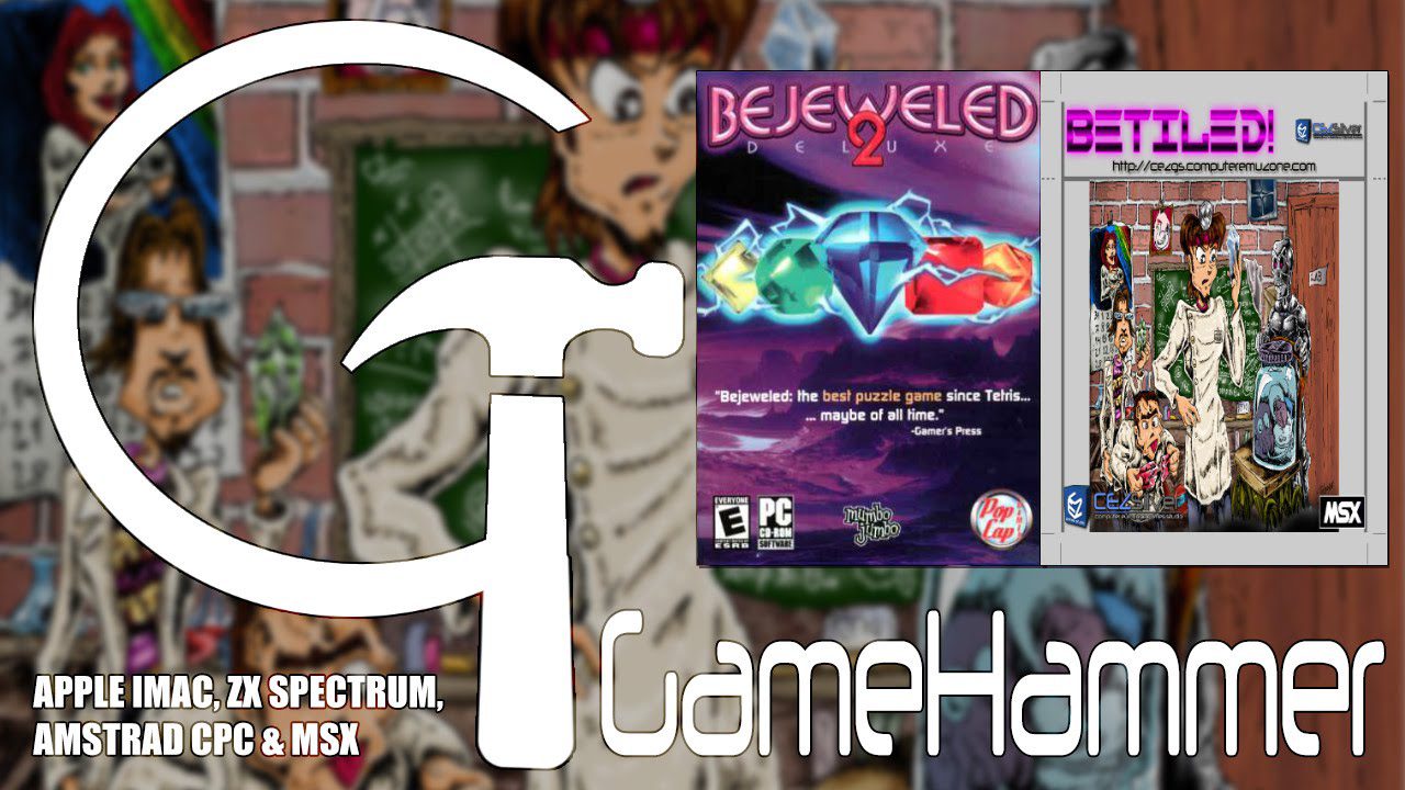 BeTiled! The 8 bit Bejewelled clone – Apple iMac, ZX Spectrum, Amstrad CPC and MSX – GameHammer #17