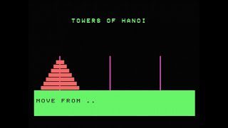 Electric Adventures, The Games – Towers of Hanoi