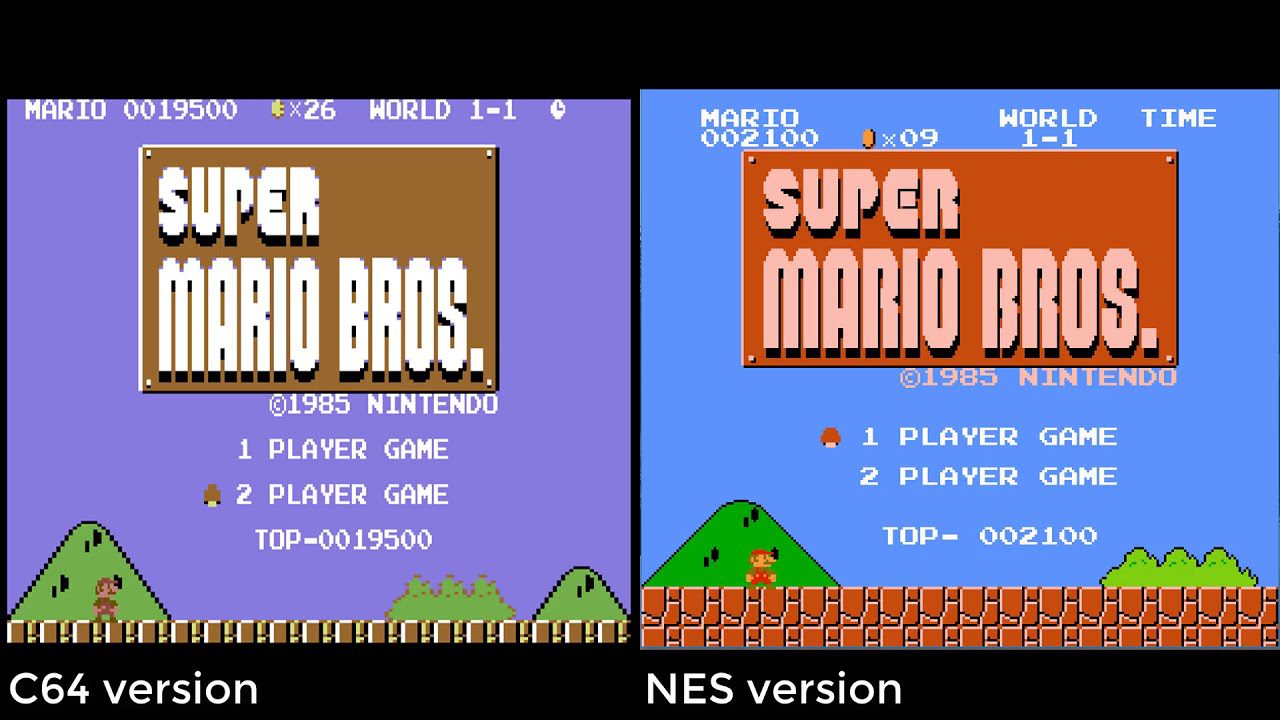 8 Bits Washed Up? – Hell No!! – Super Mario Bros – Commodore 64