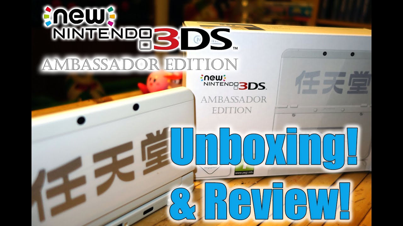 NEW 3DS Ambassador Edition Unboxing & Review!