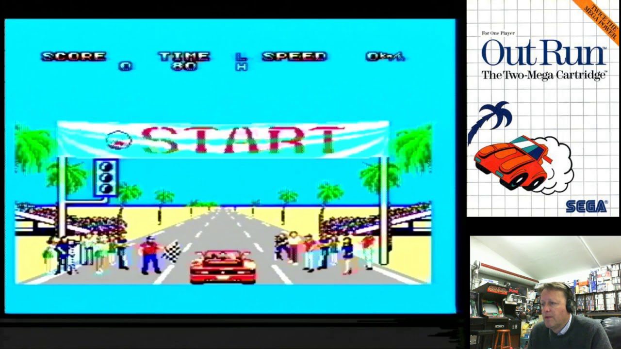 Let’s Play – Outrun (Sega Master System with FM Sound Module)