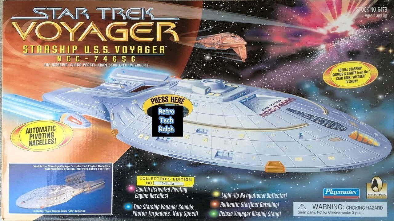 Star Trek Playmates USS Voyager Review and Tear Down