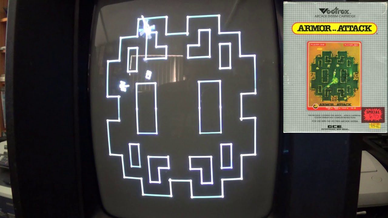 Vectrex Game – Armor Attack – Pickup & Play February 2020
