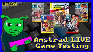 Amstrad Games Testing LIVE Ep82 feat Microball & Postman Pat