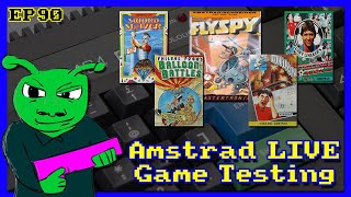 Amstrad Games Testing LIVE Ep90 feat Fly Spy & Confuzion