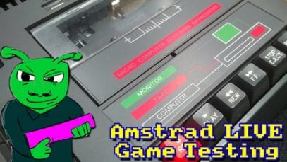 Amstrad LIVE Game Testing Ep95 Feat Side Arms & Space Hawks