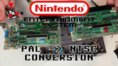 Convert a PAL NES to NTSC using a spare US mainboard
