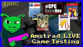 Amstrad LIVE Game Testing Ep101 – CPCRetroDev2020! Edition!