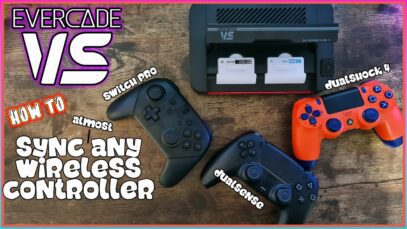 Evercade VS – Pairing Switch Pro, DualSense & DualShock controllers – TUTORIAL !!